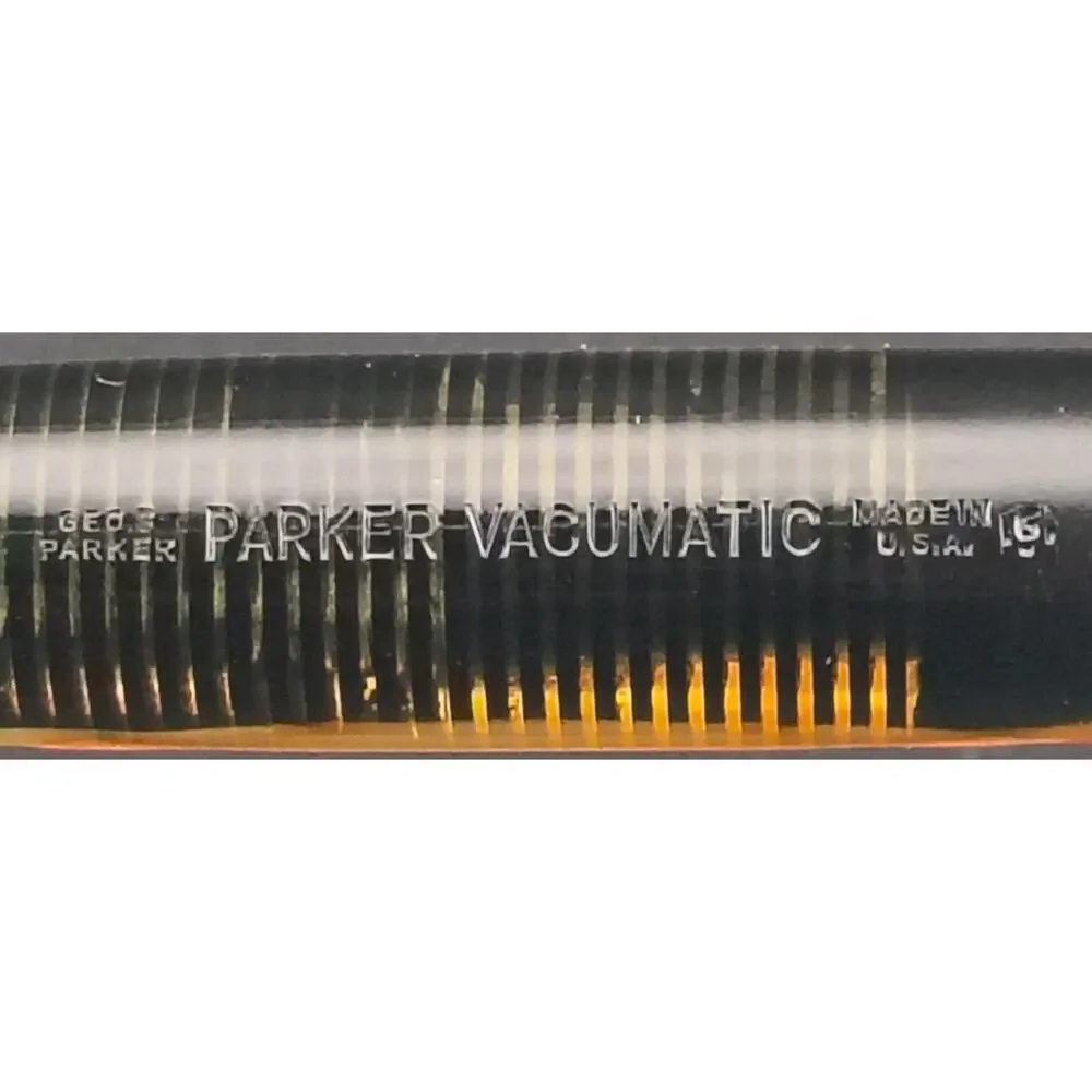 1946 Parker Vacumatic Major Fountain Pen Jet Black - Working